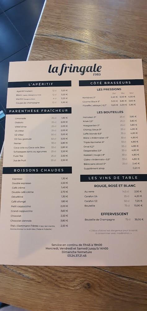 La Fringale - Menu Image 1